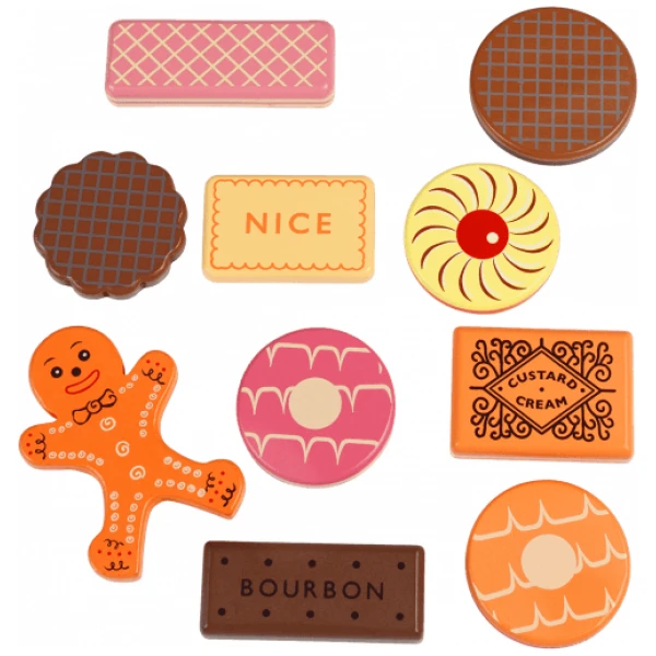 Wooden Tea Party Biscuits - Image 3