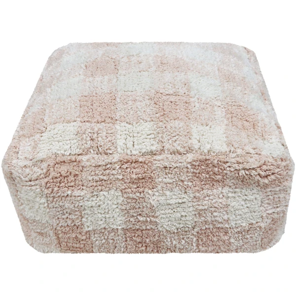 Pouf - Vichy Rose