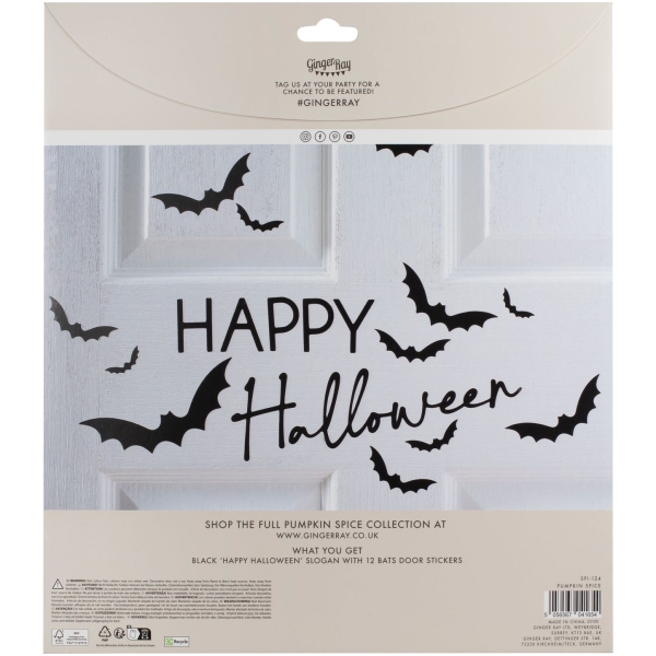 Happy Halloween Door Sticker - Image 4