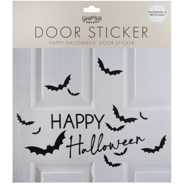 Happy Halloween Door Sticker - Image 3