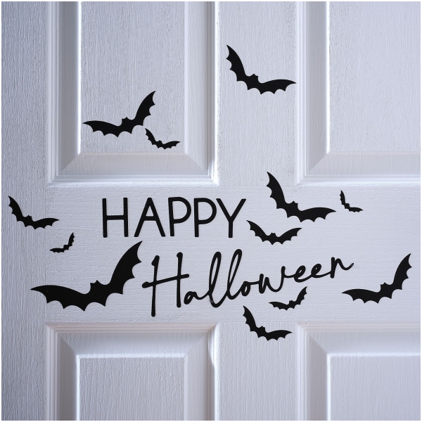 Happy Halloween Door Sticker - Image 2