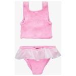 Olive Crinkle Bikini - Bubblegum (age 7-12)