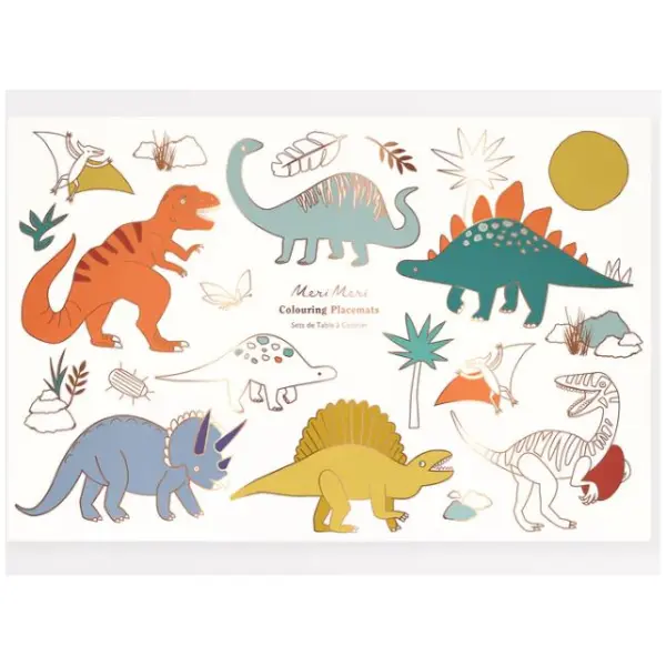 Dinosaur Colouring Placemats