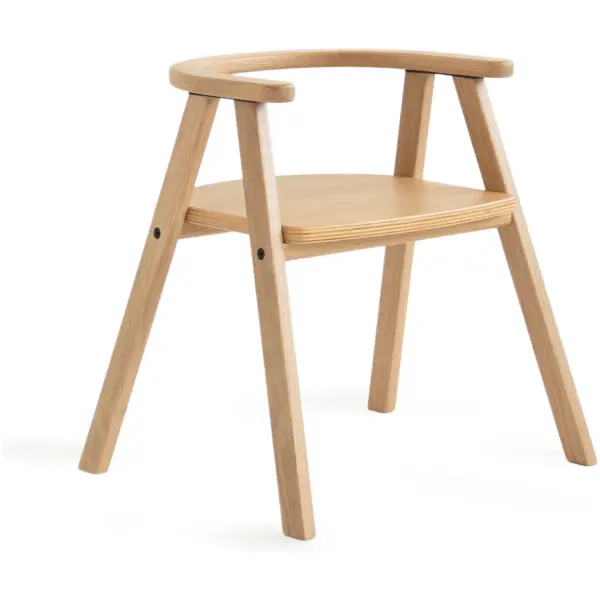 Growing Green Natural Oak Kid Chair