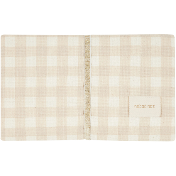 Waterproof Changing Pad - Ivory Checks