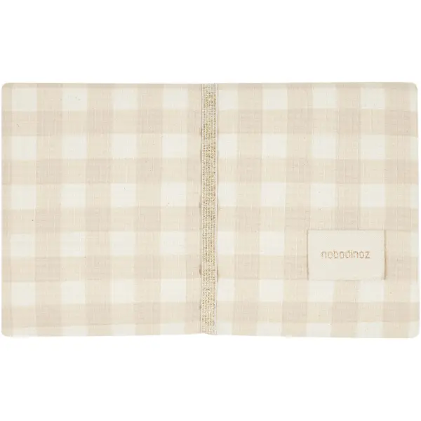 Waterproof Changing Pad - Ivory Checks