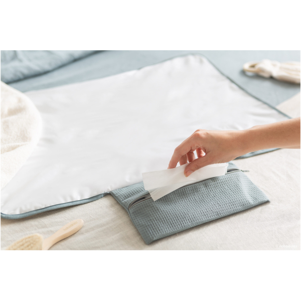 Waterproof Changing Pad - Stone Blue - Image 3
