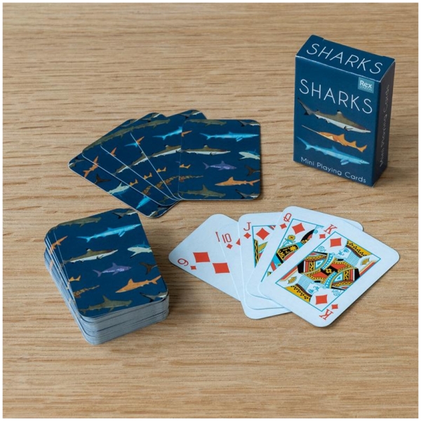 Mini Playing Cards - Sharks - Image 2