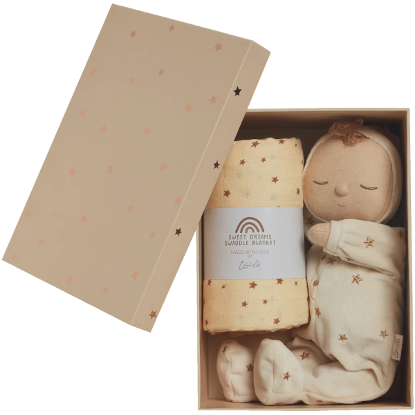 Lullaby Dozy Dinkums - Lyra Gift Set - Buttercream