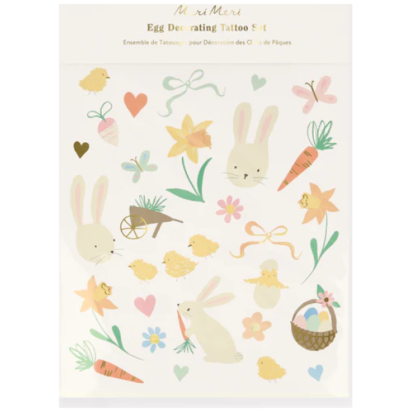 Easter Icons Egg Decorating Tattoo Set