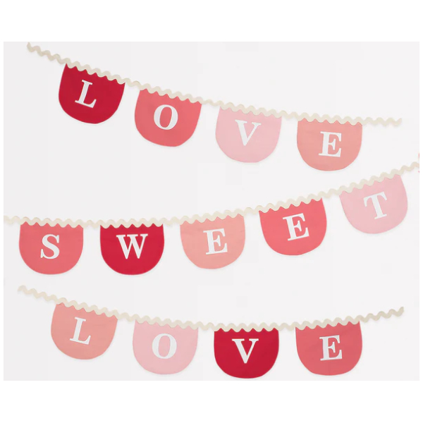 Valentine's Fabric Garland