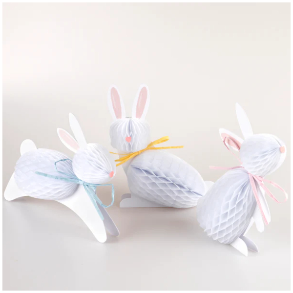 Bunny Honeycomb Decorations