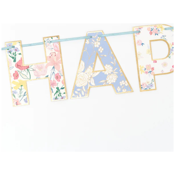 English Garden Birthday Garland - Image 2