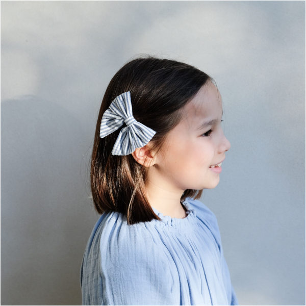 Seaside stripe bow - Image 2