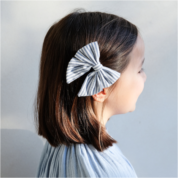 Seaside stripe bow - Image 3