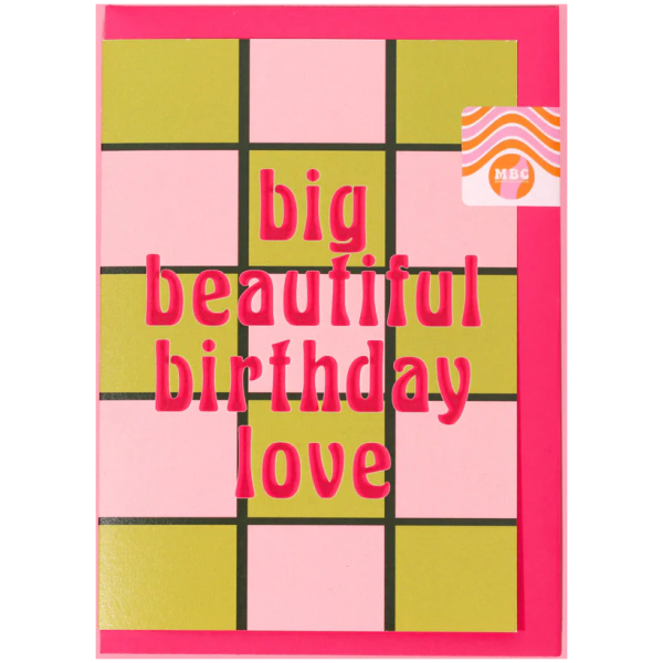 Big Beautiful Birthday Love Card (A6) - Image 2