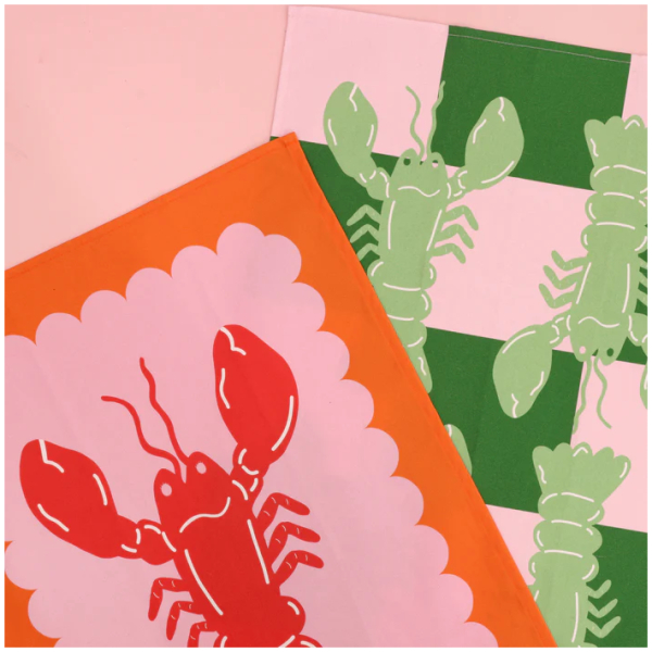 Lobster Scallop Tea Towel - Image 7