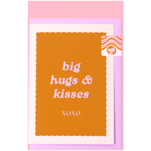 Big Hugs & Kisses Card (A6) - Image 2