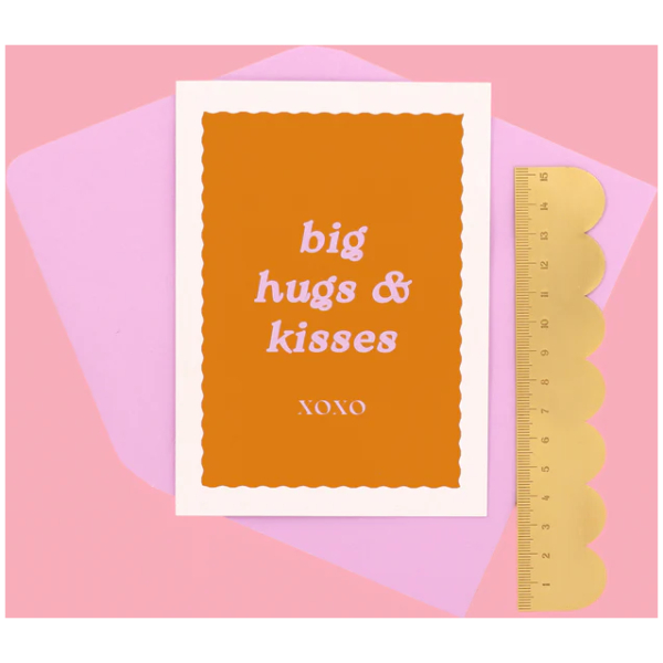 Big Hugs & Kisses Card (A6) - Image 3