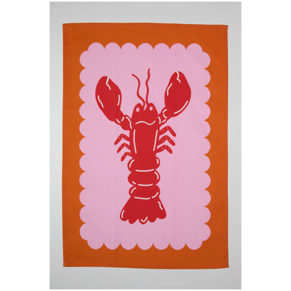 Lobster Scallop Tea Towel - Image 3