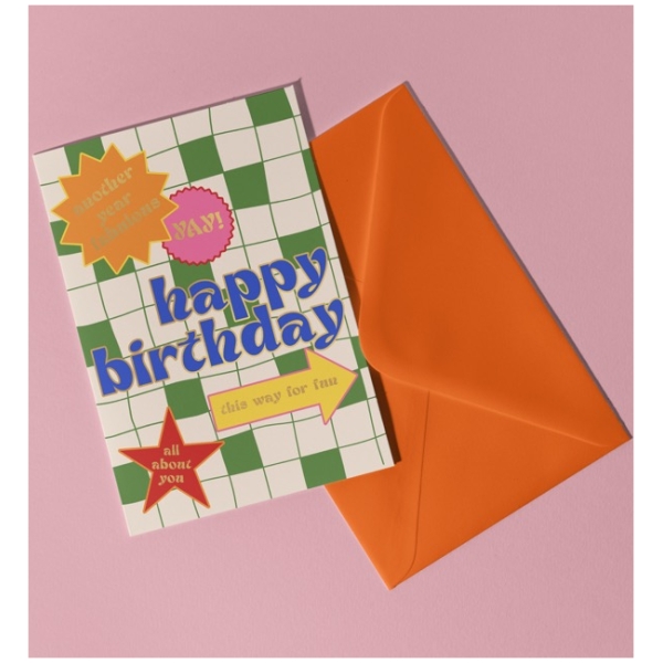 Happy Birthday Foil Card (A6)