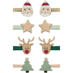 Santa & Rudolph Mini Clips