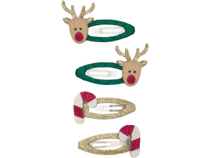 Rudolph & Candy Cane Clic Clacs