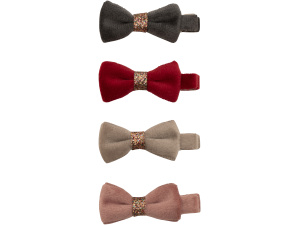Christmas Velvet Bow Clips