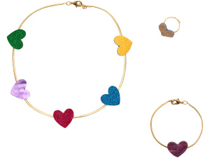 Heart Jewellery Set