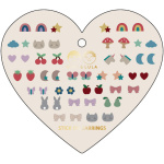 Mixed Novelty Stick On Earrings