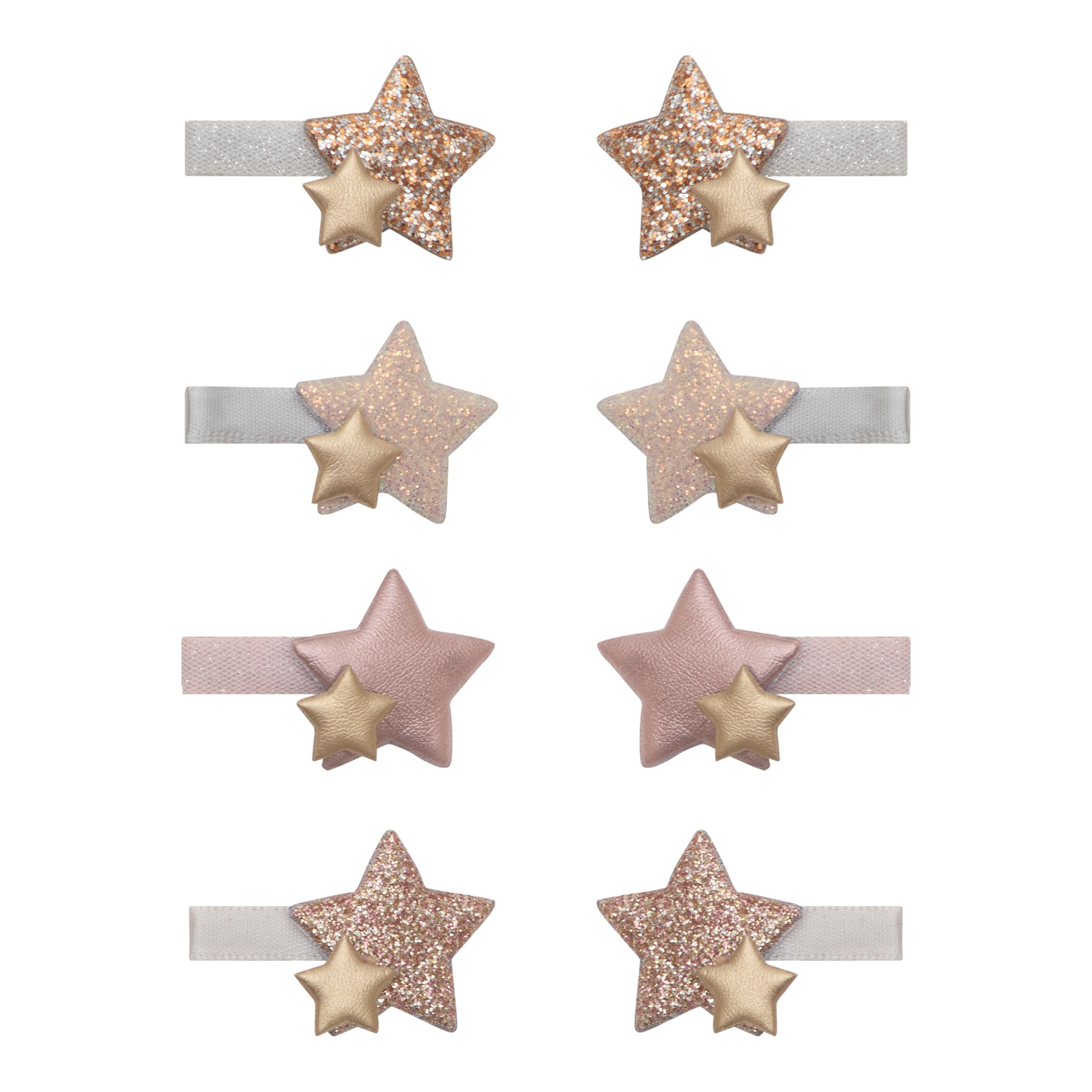 Sparkle Star Mini Clips