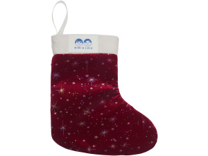 Filled Stocking - Burgundy