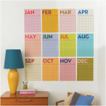 12x A3 Extra Large Colourburst Wall Planner
