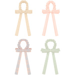 Summer stripes bow scrunchies