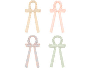 Summer stripes bow scrunchies