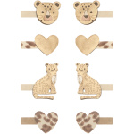 Larry leopard mini clips