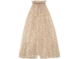 Heart print cape