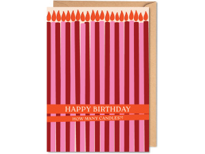 Counting Candles Birthday Card