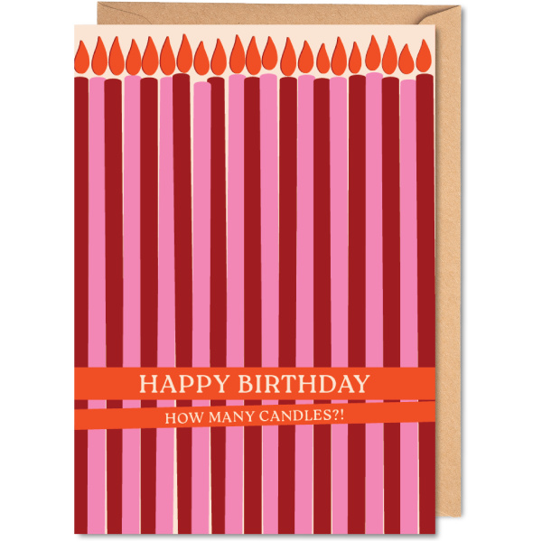Counting Candles Birthday Card