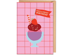 Ice Cream Birthday Card