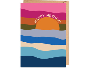 Seascape Birthday Card