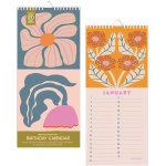 Les Fleurs Perpetual Birthday Calendar