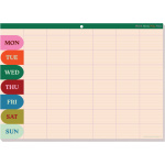 A4 Work Hard, Play Nice Weekly/Monthly Planner Pad