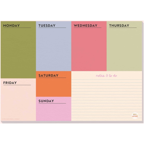 A4 Block My Life Weekly Planner Pad - Image 6
