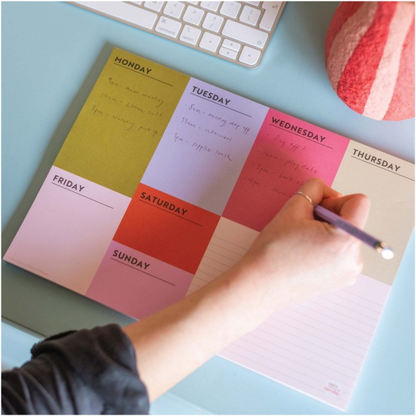 A4 Block My Life Weekly Planner Pad - Image 2