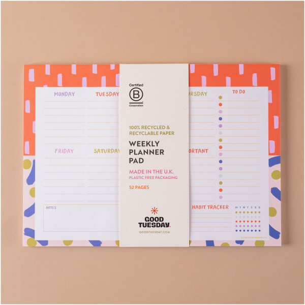 A4 Colour Flow Weekly Planner Pad - Image 4