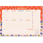 A4 Colour Flow Weekly Planner Pad
