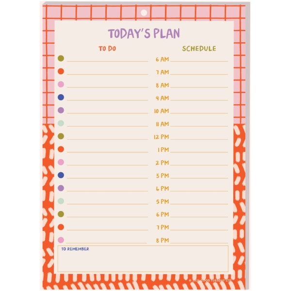 A5 Colour Flow Daily Planner Pad - Image 2
