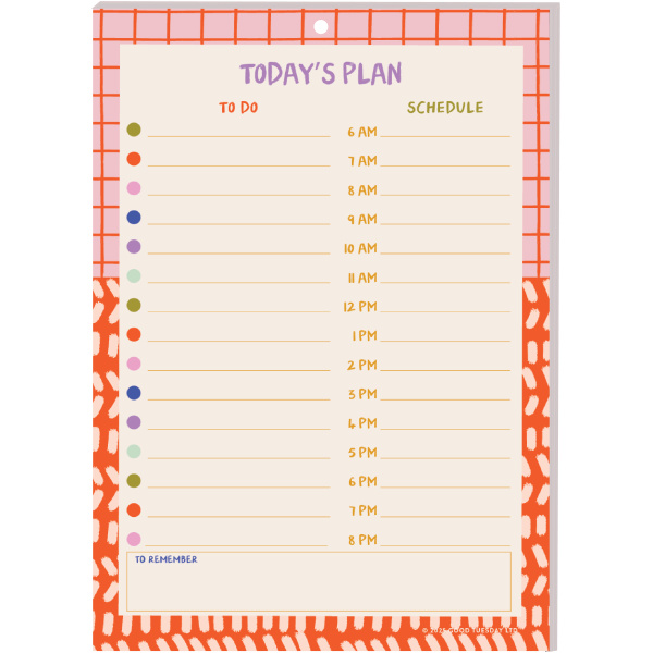 A5 Colour Flow Daily Planner Pad