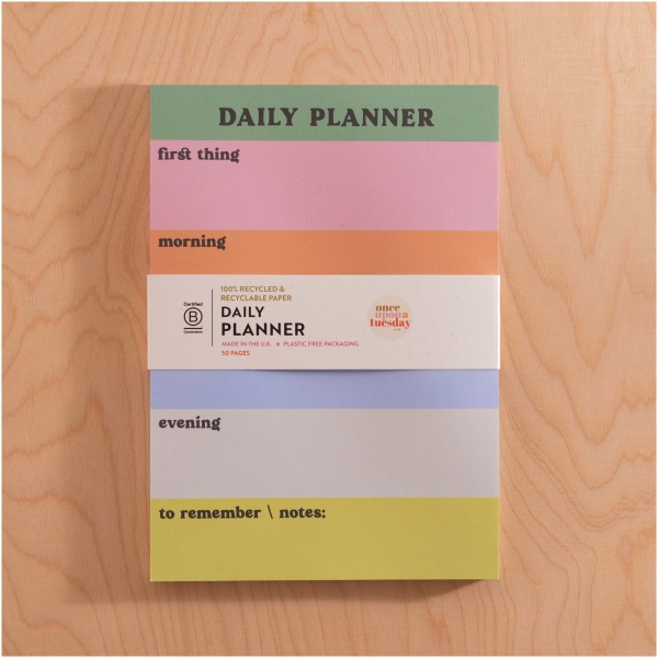 A5 Multicolour Daily Planner Pad - Image 4